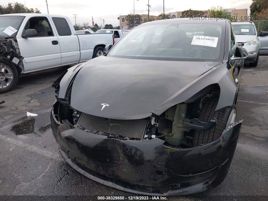 2018 Tesla Model 3 Long Range/mid Range Black vin: 5YJ3E1EA7JF092751