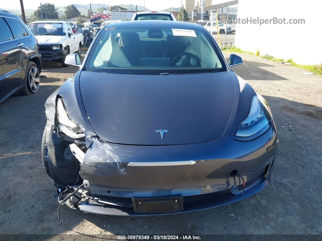 2018 Tesla Model 3 Long Range/mid Range Gray vin: 5YJ3E1EA7JF101898