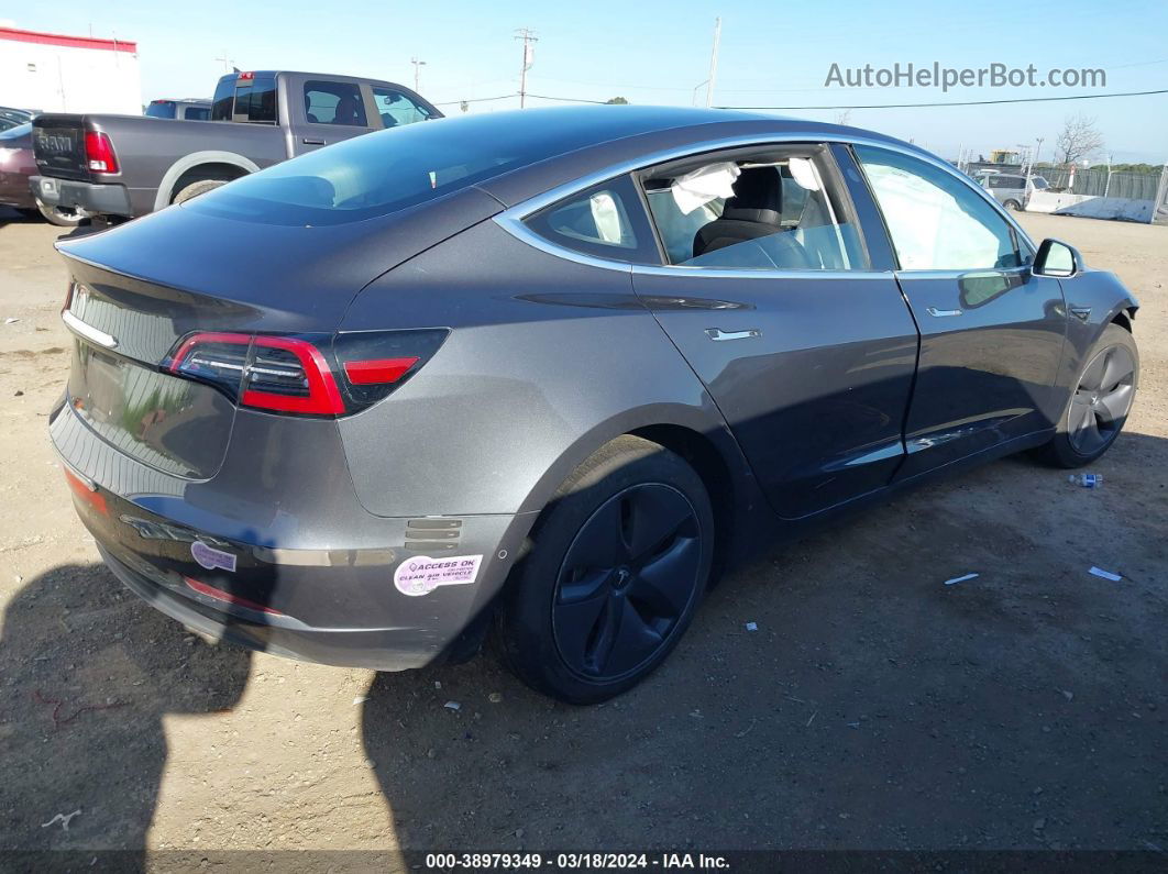 2018 Tesla Model 3 Long Range/mid Range Gray vin: 5YJ3E1EA7JF101898