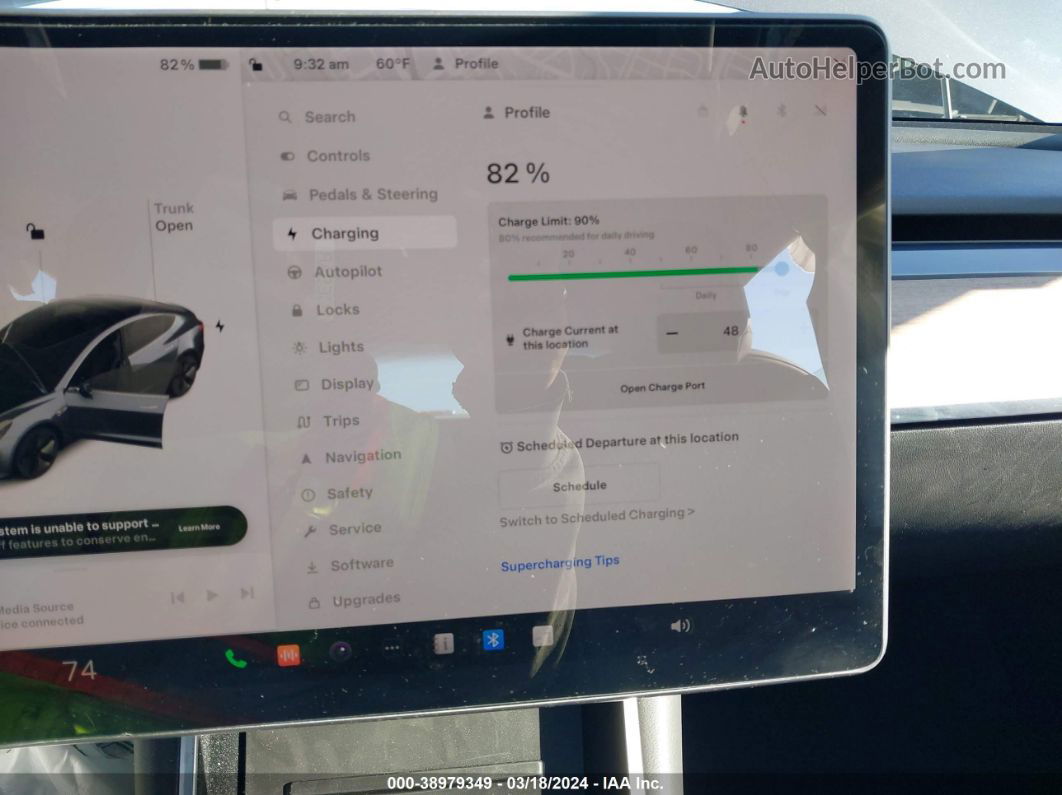 2018 Tesla Model 3 Long Range/mid Range Gray vin: 5YJ3E1EA7JF101898