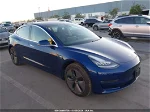 2018 Tesla Model 3 Long Range/mid Range Blue vin: 5YJ3E1EA7JF124808