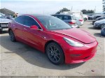 2018 Tesla Model 3 Long Range/mid Range Red vin: 5YJ3E1EA7JF159543