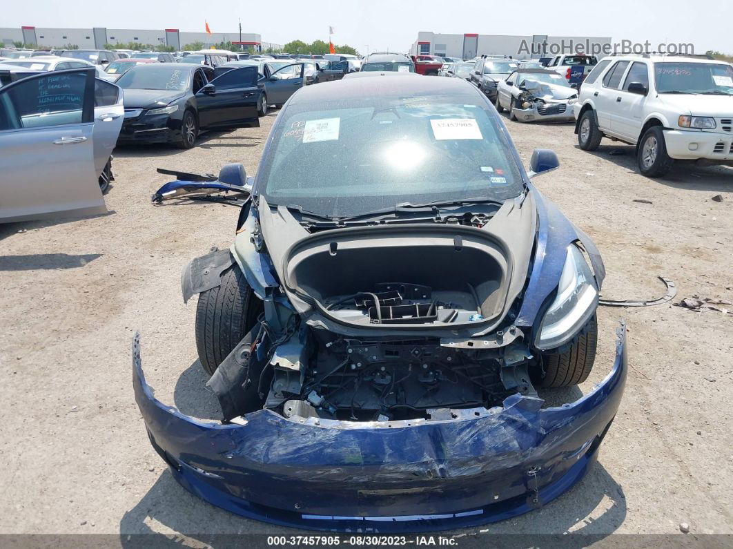 2018 Tesla Model 3 Range Battery Blue vin: 5YJ3E1EA7JF160451