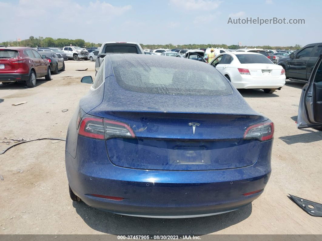2018 Tesla Model 3 Range Battery Blue vin: 5YJ3E1EA7JF160451
