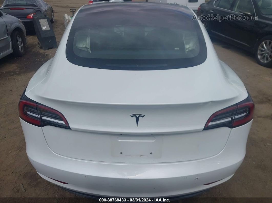 2018 Tesla Model 3 Long Range/mid Range White vin: 5YJ3E1EA7JF161860