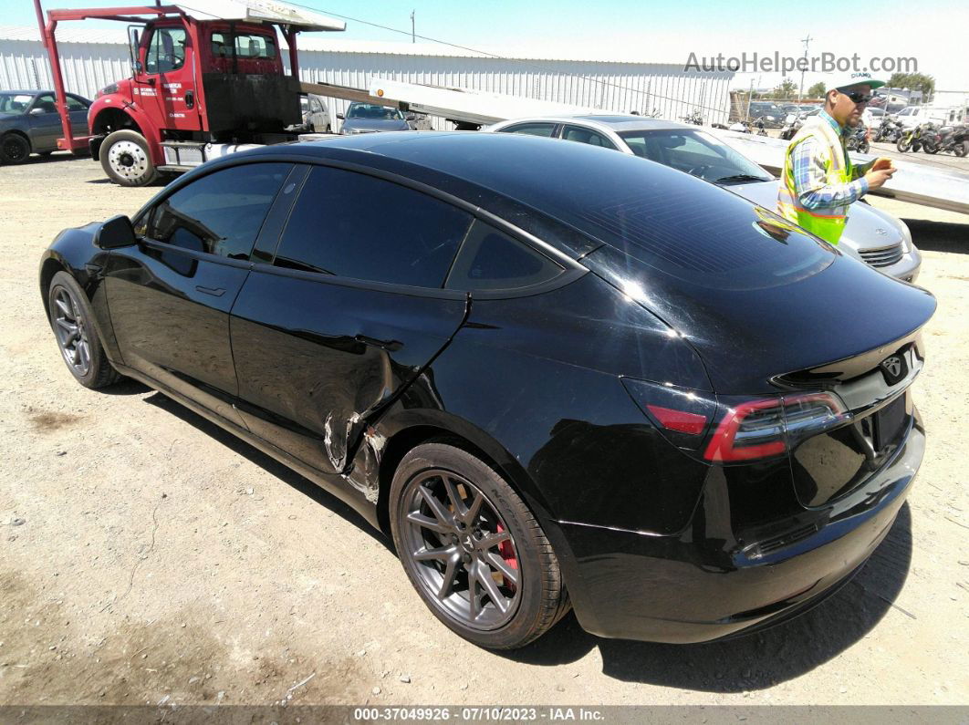 2018 Tesla Model 3 Range Battery Black vin: 5YJ3E1EA7JF172244