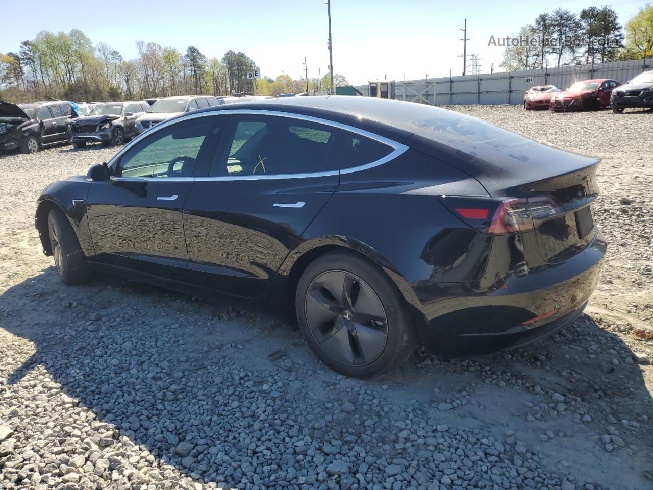 2019 Tesla Model 3  Black vin: 5YJ3E1EA7KF190051