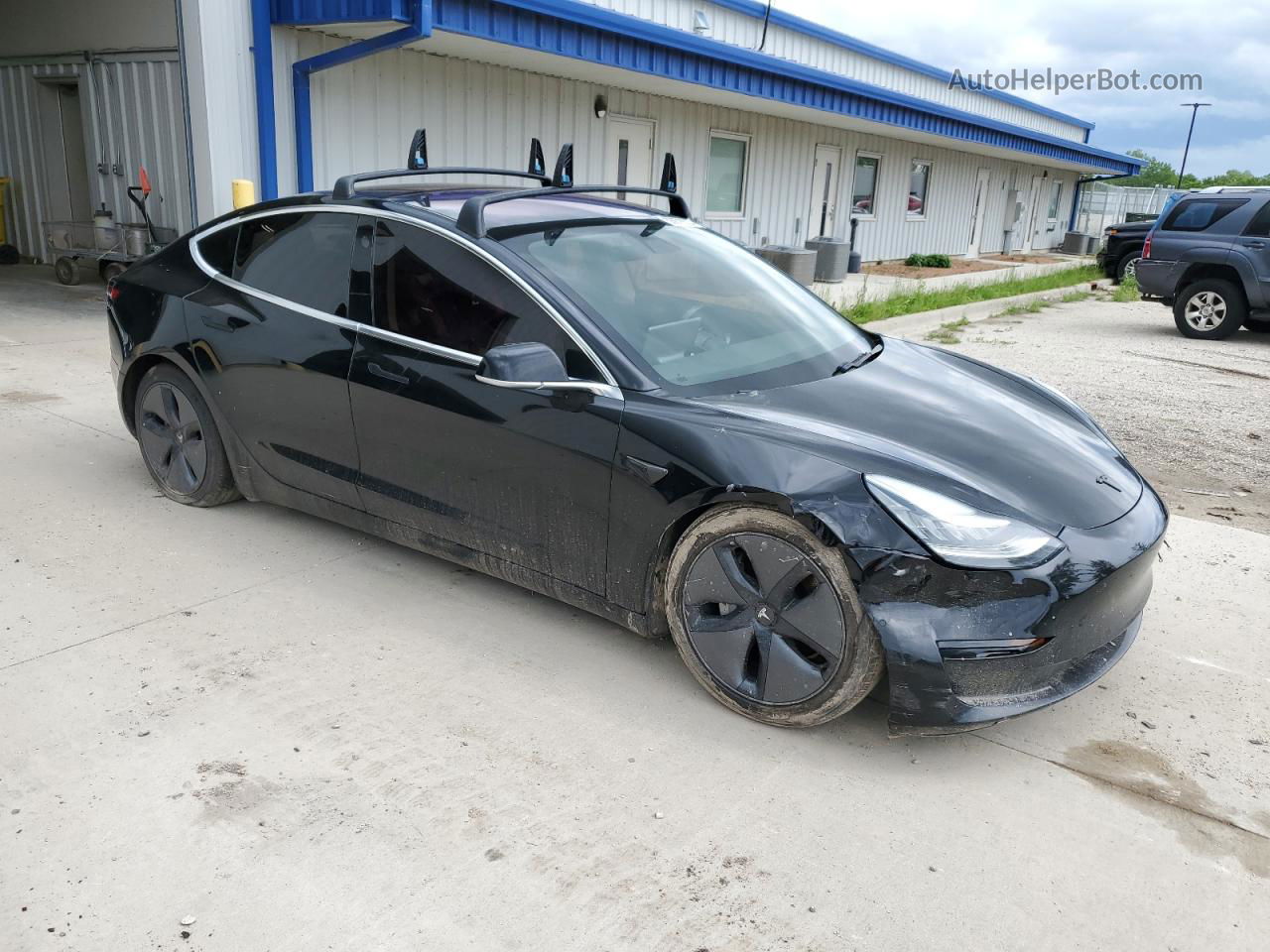 2019 Tesla Model 3  Black vin: 5YJ3E1EA7KF193323