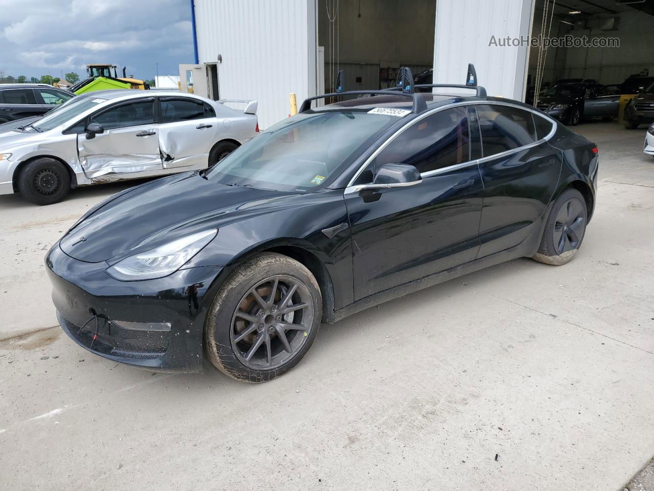 2019 Tesla Model 3  Black vin: 5YJ3E1EA7KF193323