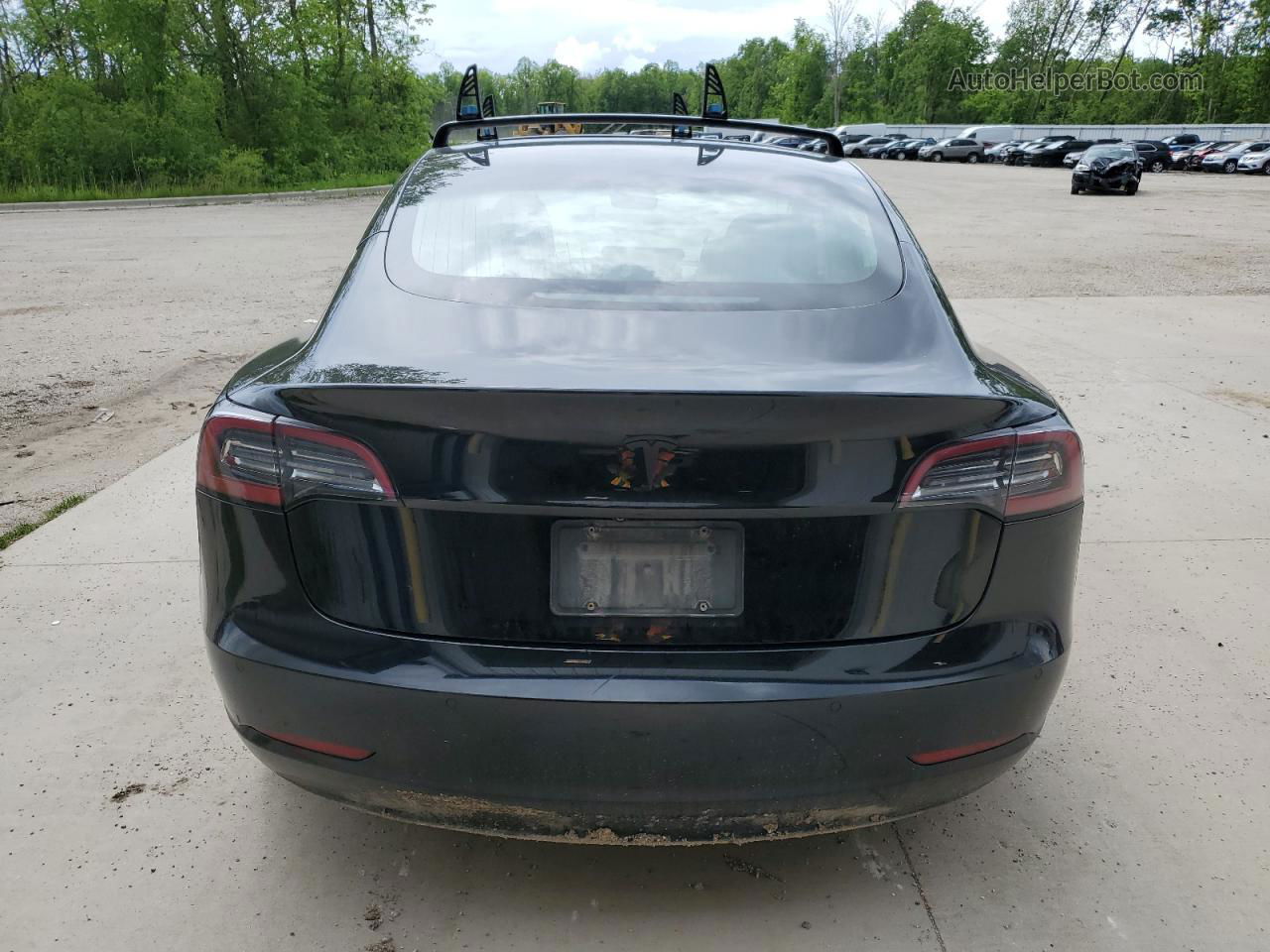 2019 Tesla Model 3  Black vin: 5YJ3E1EA7KF193323