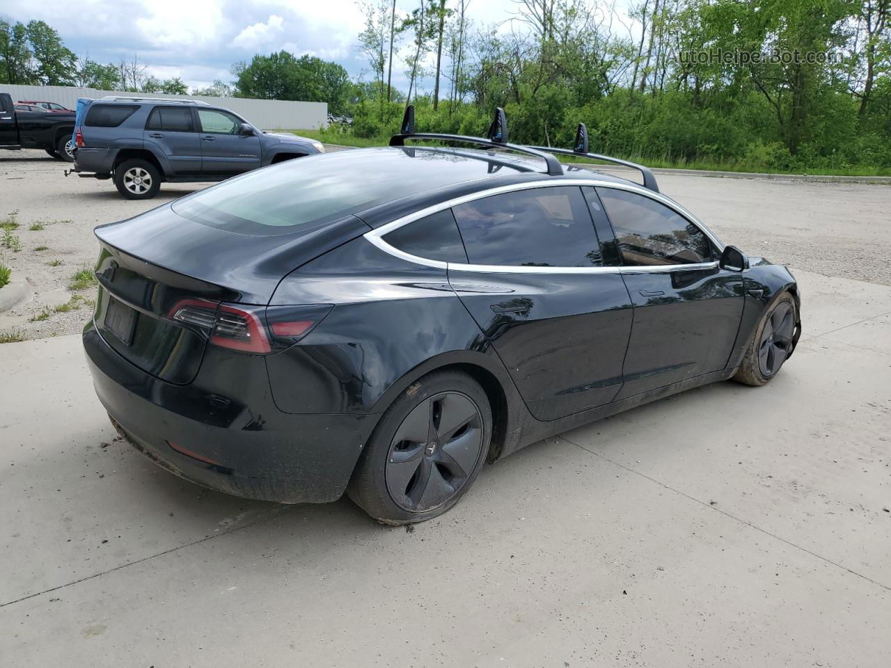 2019 Tesla Model 3  Black vin: 5YJ3E1EA7KF193323