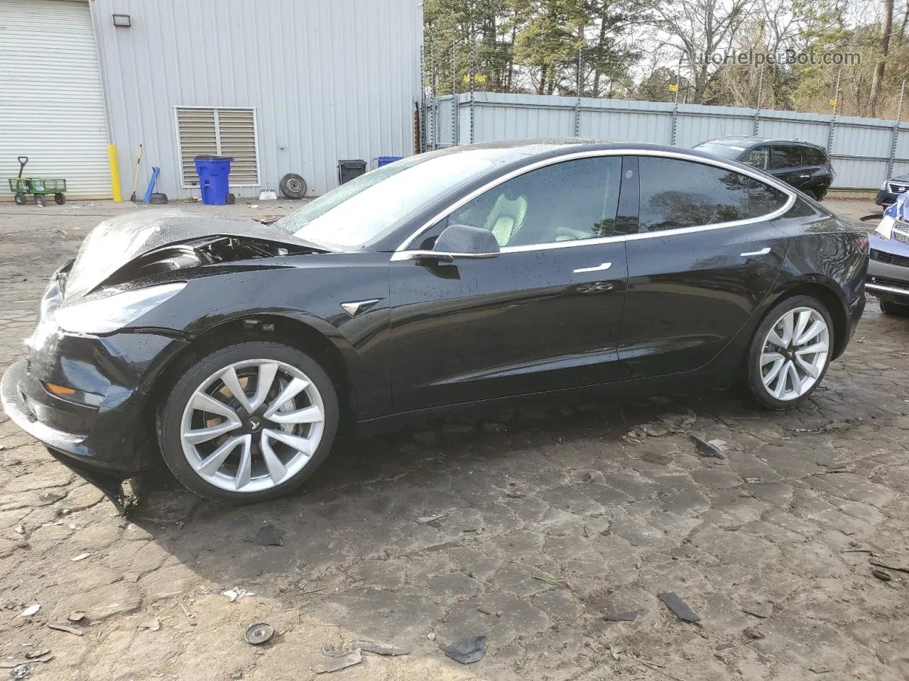 2019 Tesla Model 3  Black vin: 5YJ3E1EA7KF310768