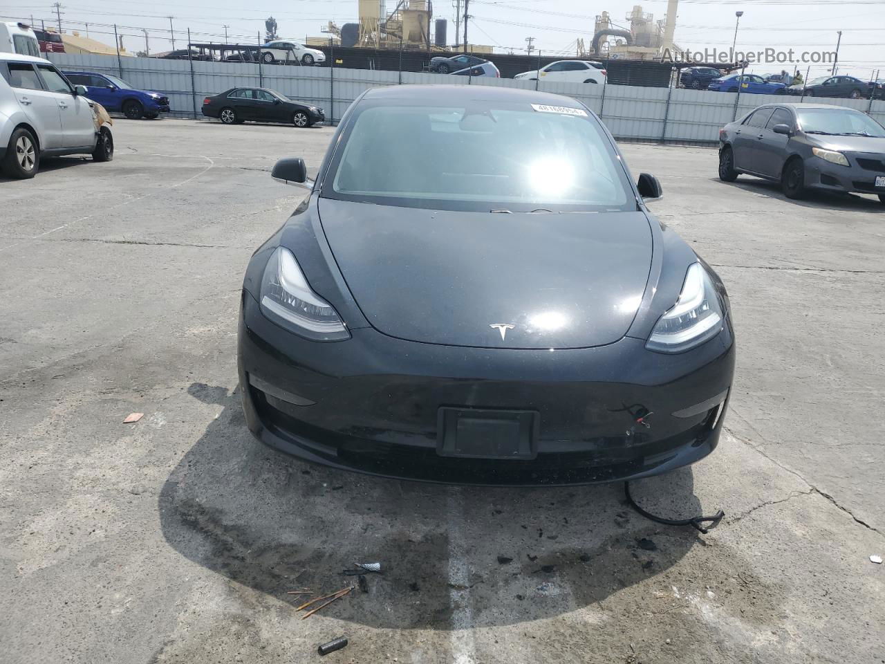 2019 Tesla Model 3  Black vin: 5YJ3E1EA7KF325254