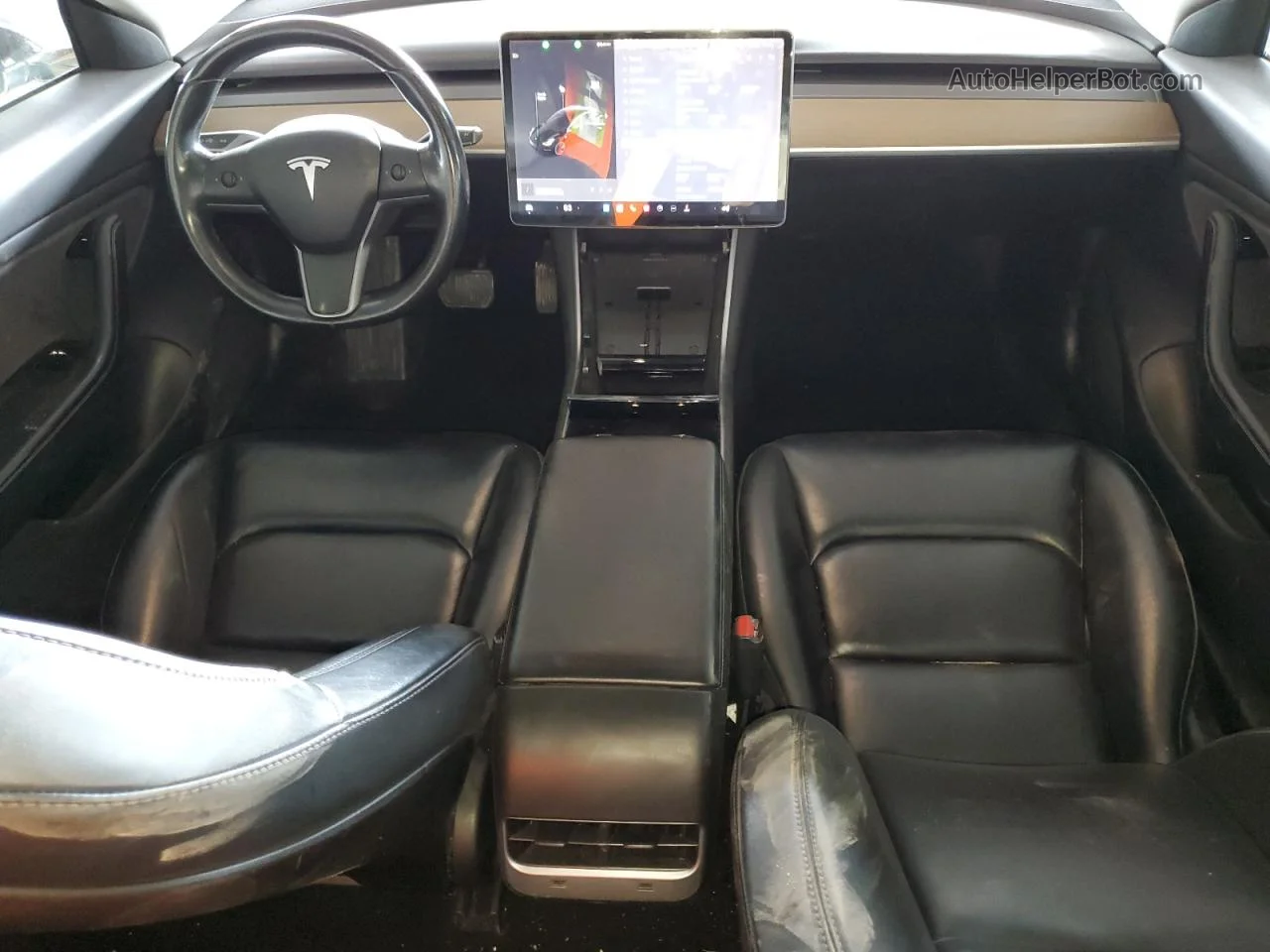 2019 Tesla Model 3  Черный vin: 5YJ3E1EA7KF397927
