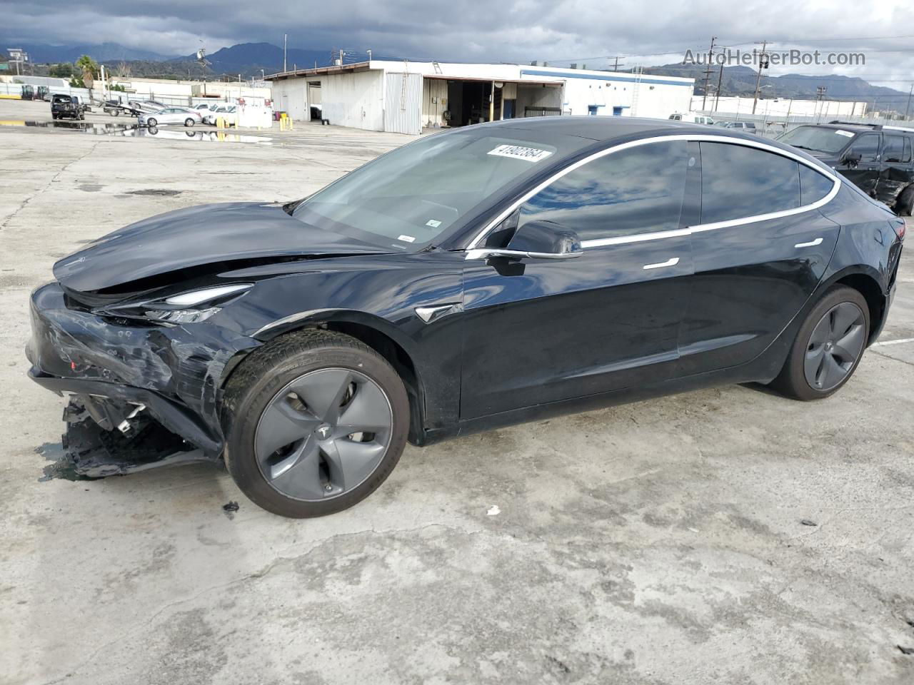 2019 Tesla Model 3  Black vin: 5YJ3E1EA7KF409753