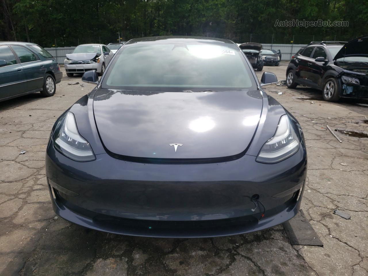 2019 Tesla Model 3  Charcoal vin: 5YJ3E1EA7KF411034