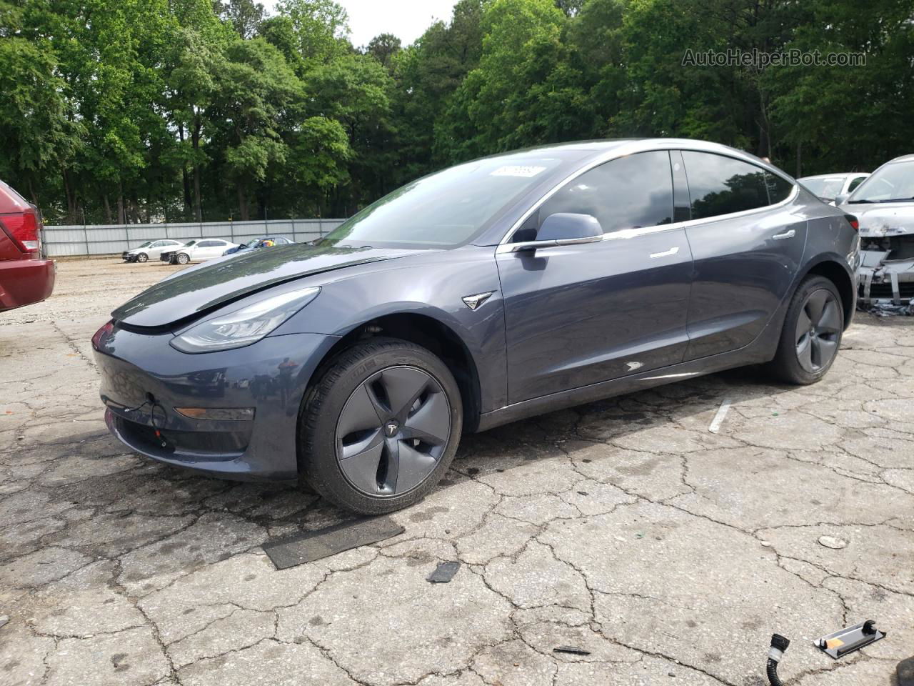 2019 Tesla Model 3  Charcoal vin: 5YJ3E1EA7KF411034