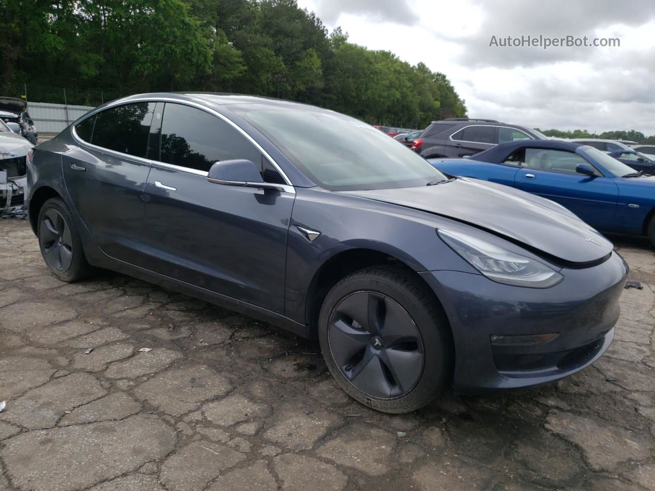 2019 Tesla Model 3  Charcoal vin: 5YJ3E1EA7KF411034