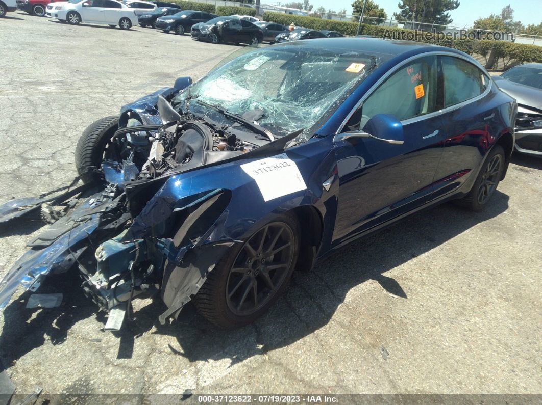 2019 Tesla Model 3 Range Blue vin: 5YJ3E1EA7KF411812