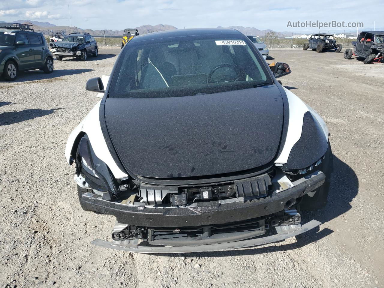 2019 Tesla Model 3  White vin: 5YJ3E1EA7KF413172