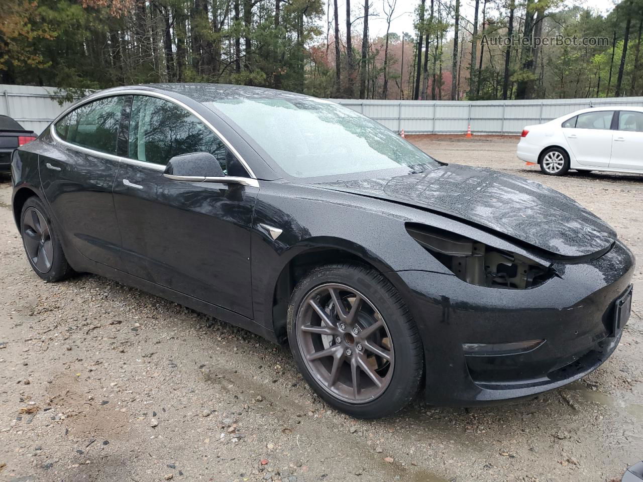 2019 Tesla Model 3  Black vin: 5YJ3E1EA7KF422471