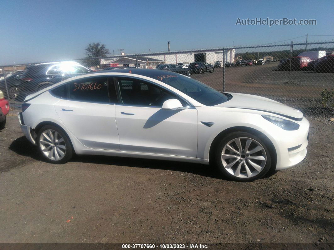 2019 Tesla Model 3 Range White vin: 5YJ3E1EA7KF446592