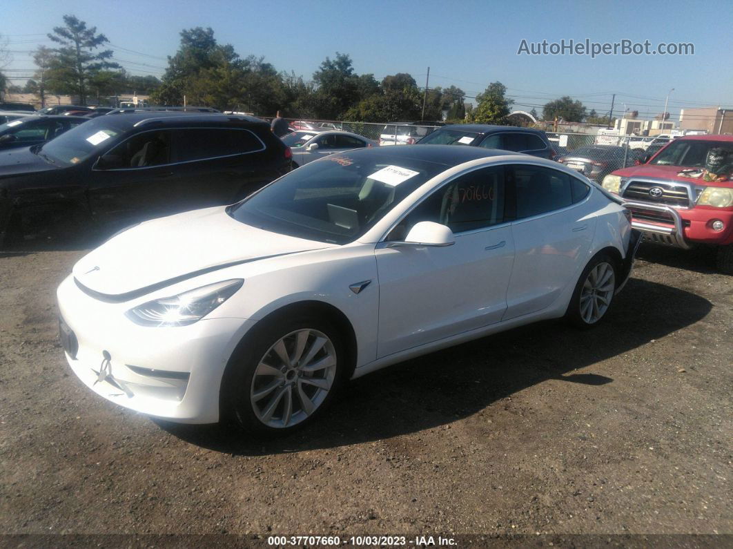 2019 Tesla Model 3 Range White vin: 5YJ3E1EA7KF446592