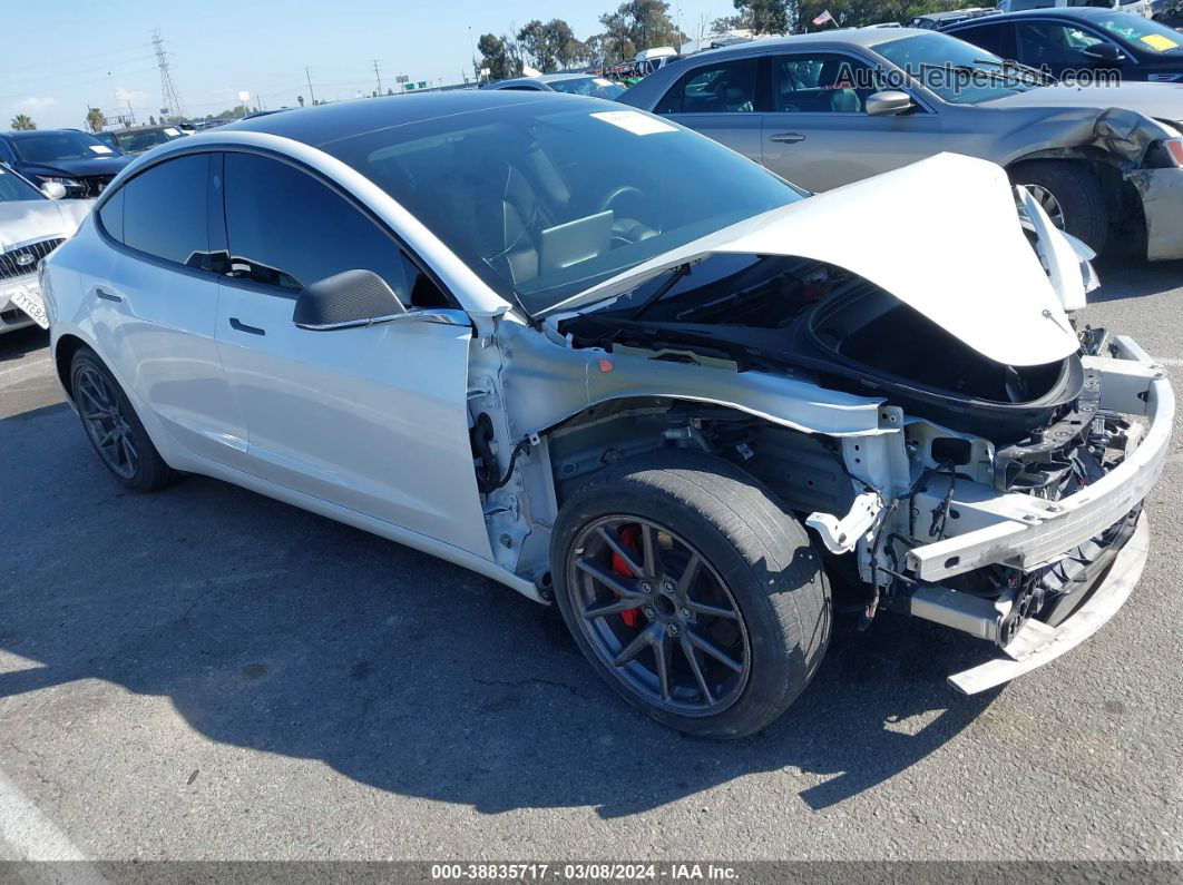 2019 Tesla Model 3 Long Range/mid Range/standard Range/standard Range Plus White vin: 5YJ3E1EA7KF472528