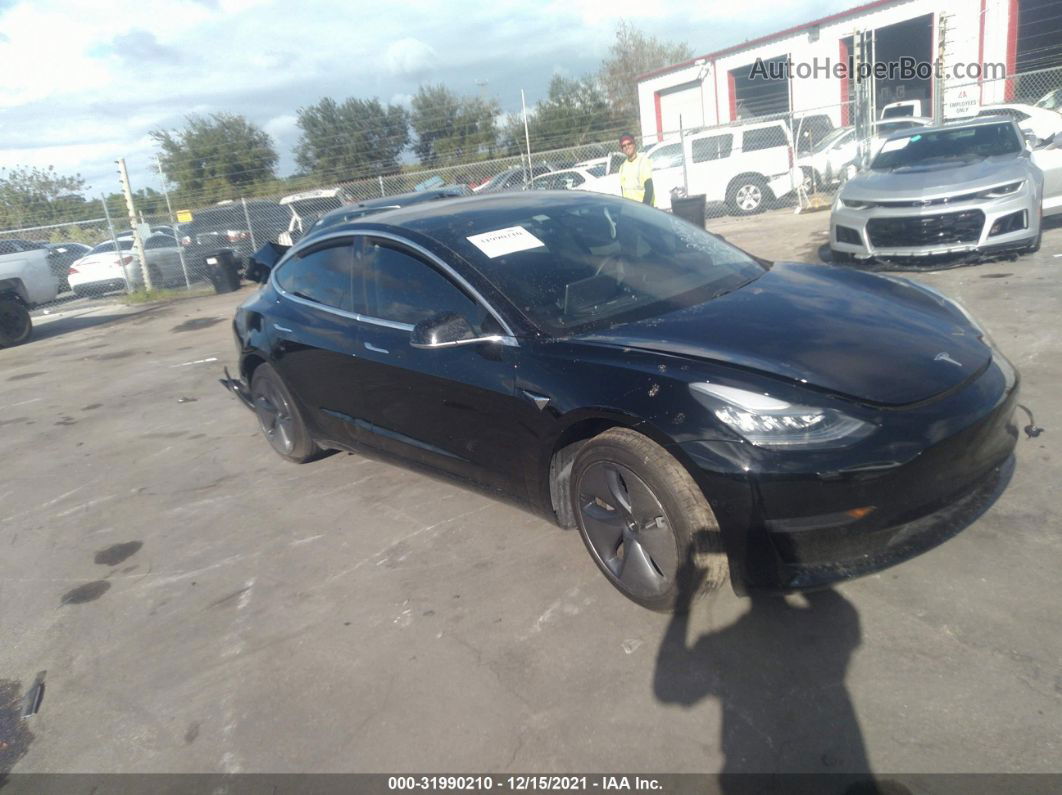 2020 Tesla Model 3 Standard Range Black vin: 5YJ3E1EA7LF427557