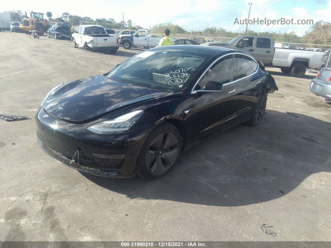 2020 Tesla Model 3 Standard Range Black vin: 5YJ3E1EA7LF427557