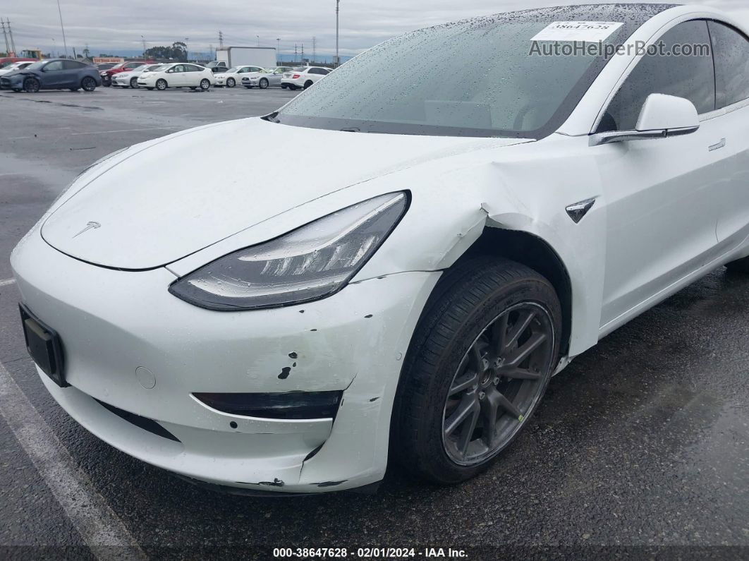 2020 Tesla Model 3 Standard Range Plus Rear-wheel Drive/standard Range Rear-wheel Drive White vin: 5YJ3E1EA7LF591200