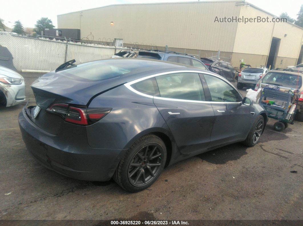 2020 Tesla Model 3 Standard Range Gray vin: 5YJ3E1EA7LF611459