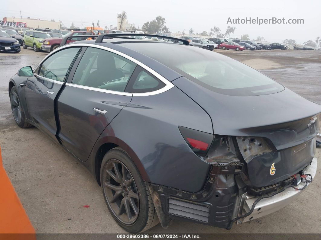 2020 Tesla Model 3 Standard Range Plus Rear-wheel Drive/standard Range Rear-wheel Drive Gray vin: 5YJ3E1EA7LF630321