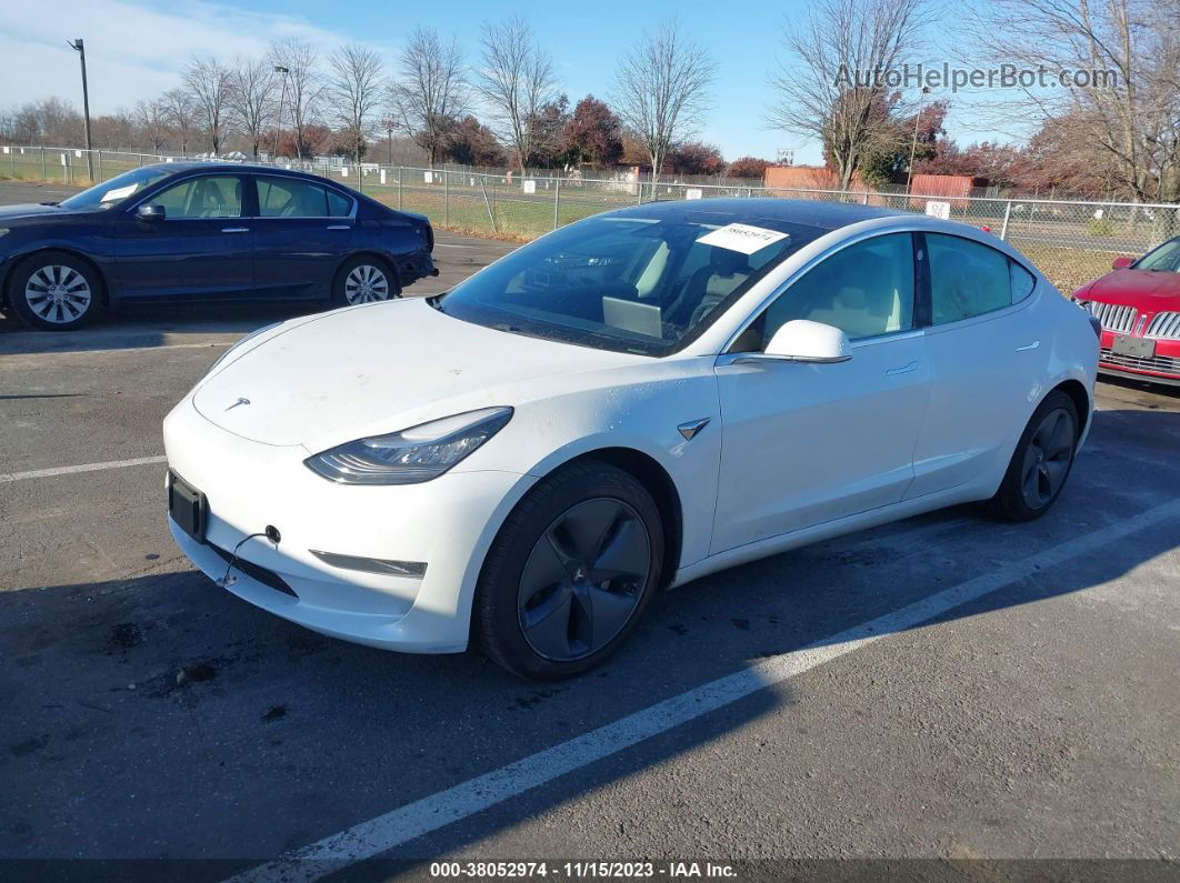 2020 Tesla Model 3 Standard Range Plus Rear-wheel Drive/standard Range Rear-wheel Drive White vin: 5YJ3E1EA7LF659768