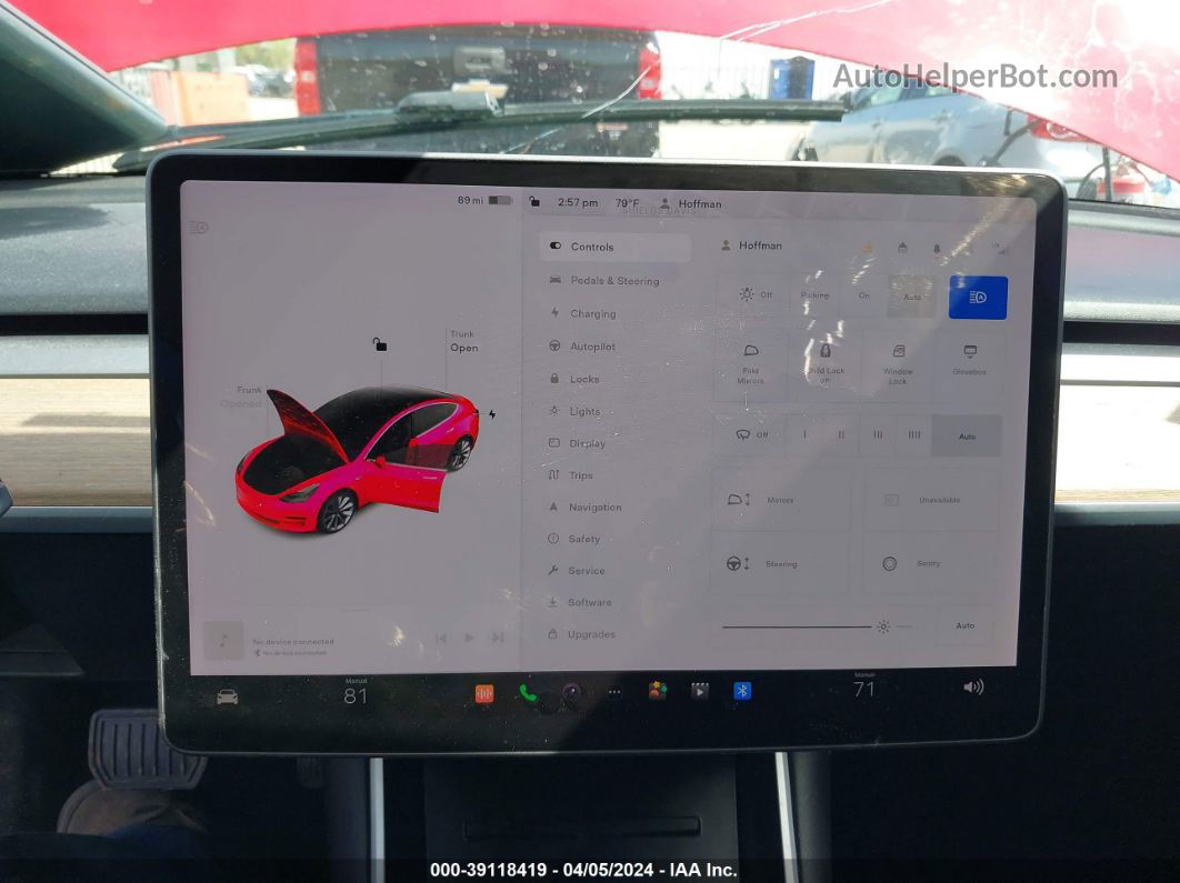 2020 Tesla Model 3 Standard Range Plus Rear-wheel Drive/standard Range Rear-wheel Drive Red vin: 5YJ3E1EA7LF661276