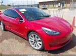 2020 Tesla Model 3 Standard Range Plus Rear-wheel Drive/standard Range Rear-wheel Drive Red vin: 5YJ3E1EA7LF661276