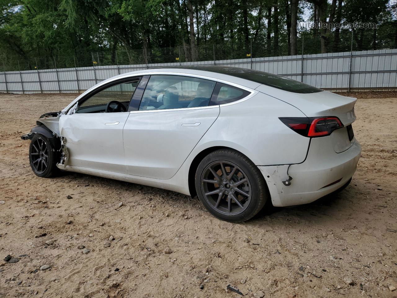 2020 Tesla Model 3  White vin: 5YJ3E1EA7LF709956