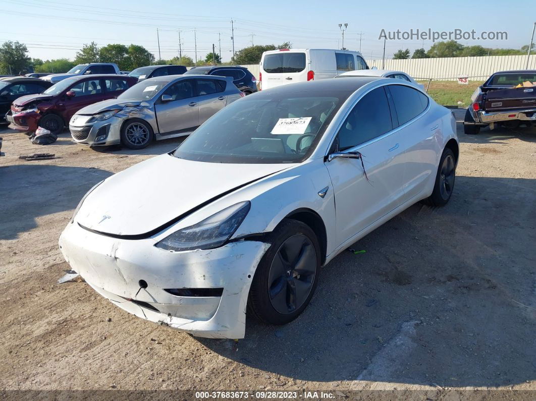 2020 Tesla Model 3 Standard Range Plus Rear-wheel Drive/standard Range Rear-wheel Drive Белый vin: 5YJ3E1EA7LF710024