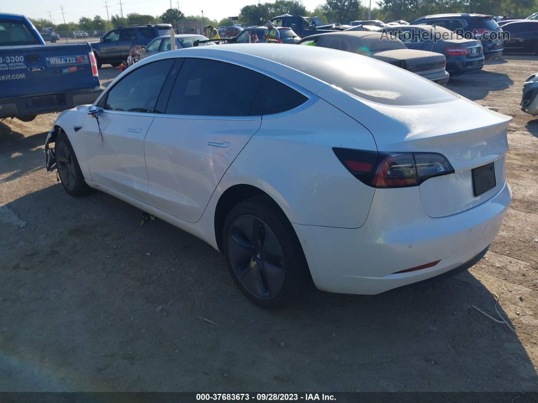 2020 Tesla Model 3 Standard Range Plus Rear-wheel Drive/standard Range Rear-wheel Drive White vin: 5YJ3E1EA7LF710024