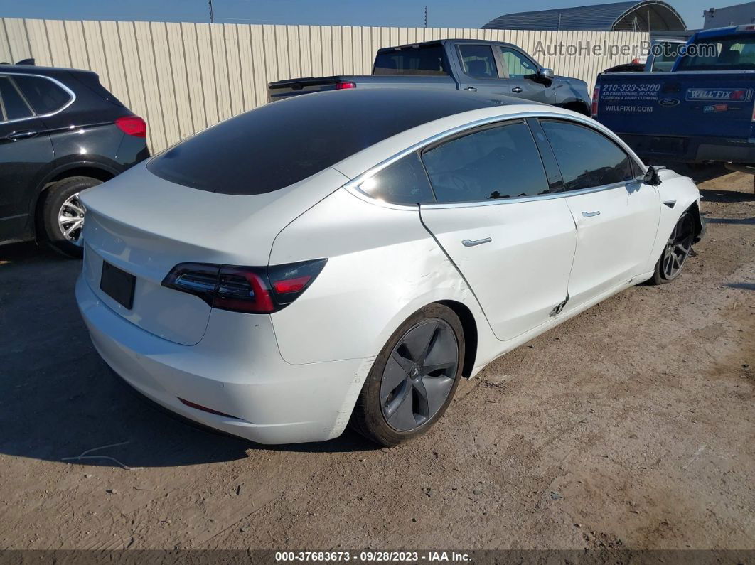 2020 Tesla Model 3 Standard Range Plus Rear-wheel Drive/standard Range Rear-wheel Drive White vin: 5YJ3E1EA7LF710024