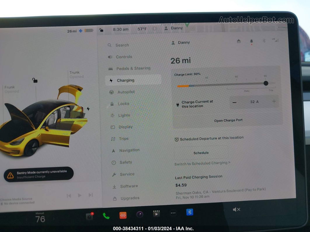 2020 Tesla Model 3 Standard Range Plus Rear-wheel Drive/standard Range Rear-wheel Drive Серый vin: 5YJ3E1EA7LF718012