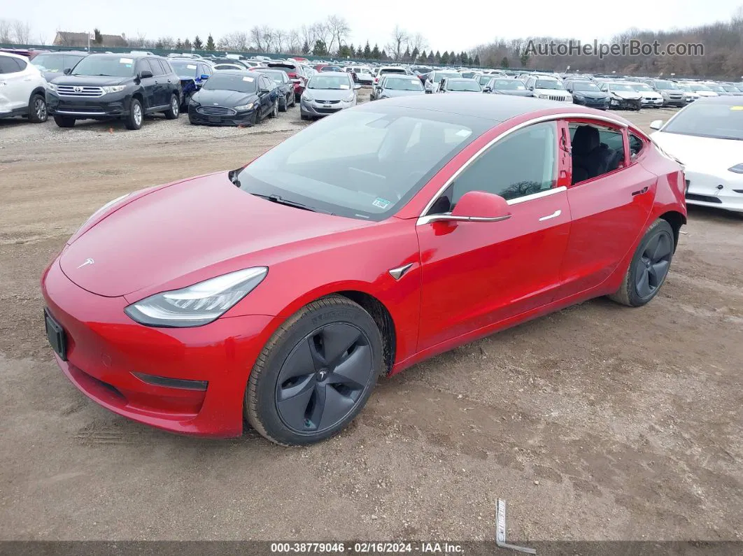 2020 Tesla Model 3 Standard Range Plus Rear-wheel Drive/standard Range Rear-wheel Drive Красный vin: 5YJ3E1EA7LF736767