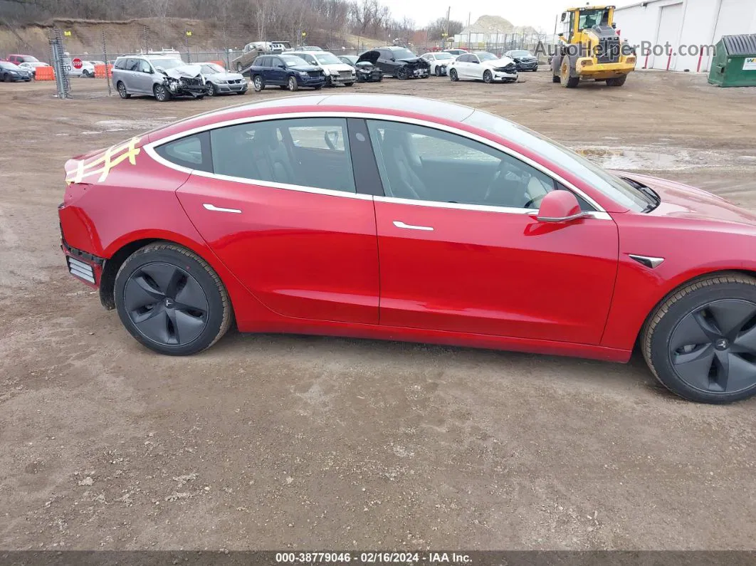 2020 Tesla Model 3 Standard Range Plus Rear-wheel Drive/standard Range Rear-wheel Drive Красный vin: 5YJ3E1EA7LF736767