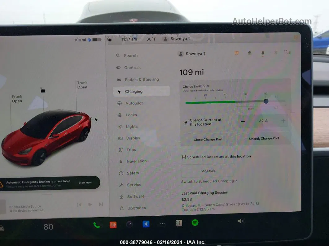 2020 Tesla Model 3 Standard Range Plus Rear-wheel Drive/standard Range Rear-wheel Drive Red vin: 5YJ3E1EA7LF736767