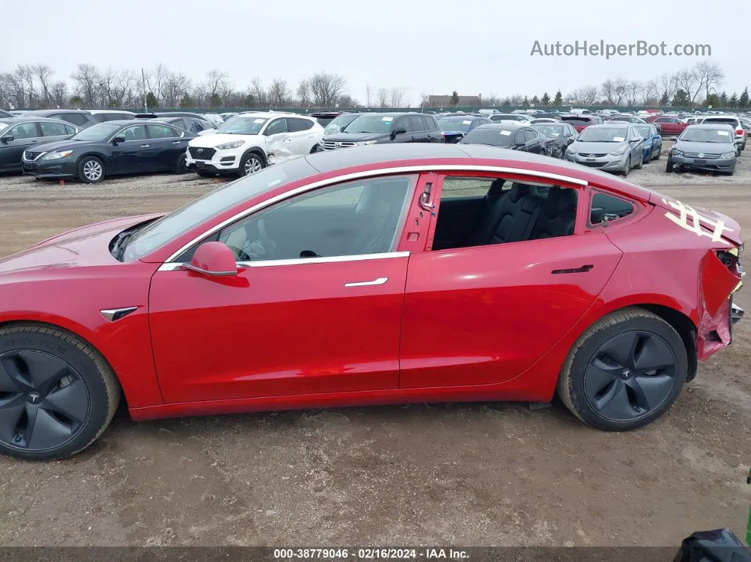 2020 Tesla Model 3 Standard Range Plus Rear-wheel Drive/standard Range Rear-wheel Drive Red vin: 5YJ3E1EA7LF736767