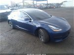 2020 Tesla Model 3 Standard Range Plus Rear-wheel Drive/standard Range Rear-wheel Drive Blue vin: 5YJ3E1EA7LF804937