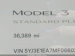 2021 Tesla Model 3 Standard Range Plus Черный vin: 5YJ3E1EA7MF066025