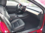 2021 Tesla Model 3 Standard Range Plus Rear-wheel Drive Red vin: 5YJ3E1EA7MF870521