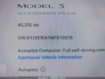 2021 Tesla Model 3 Standard Range Plus Rear-wheel Drive Blue vin: 5YJ3E1EA7MF872978