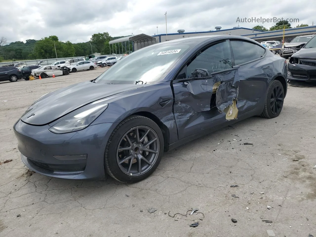 2021 Tesla Model 3  Charcoal vin: 5YJ3E1EA7MF991405